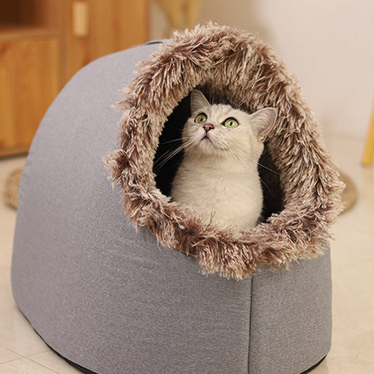 💥HOT SALE 50% OFF🐾Winter Warm Pet Cave Bed