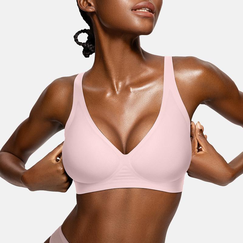 💜 DERNIER JOUR DE PROMOTION - 50 % DE RÉDUCTION💜Soutiens-gorge sans armatures confortables pour femmes, brassières push-up, soutiens-gorge sans coutures, soutiens-gorge à décolleté plongeant pour tous les jours