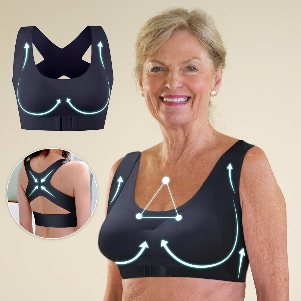 🔥Supportive Wireless Push-Up Bra for All-Day Comfort