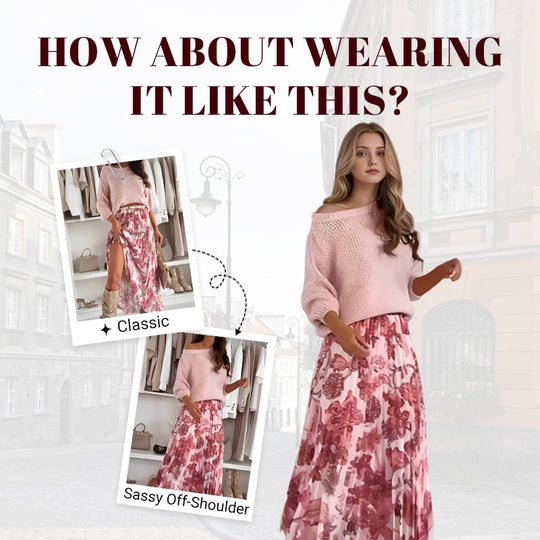 🌸Completo con top girocollo e gonna stampata con cintura🌸 Ora con il 50% di sconto