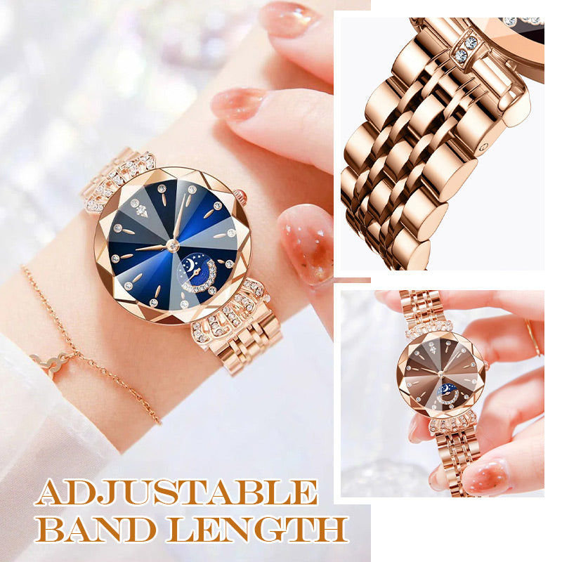 ⏳VÄLKMÜÜK! 49% SOODUSTUST! 🔥Naiste moodne teemantkuutähega käekell