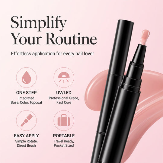 One Step Nail Gel Pen