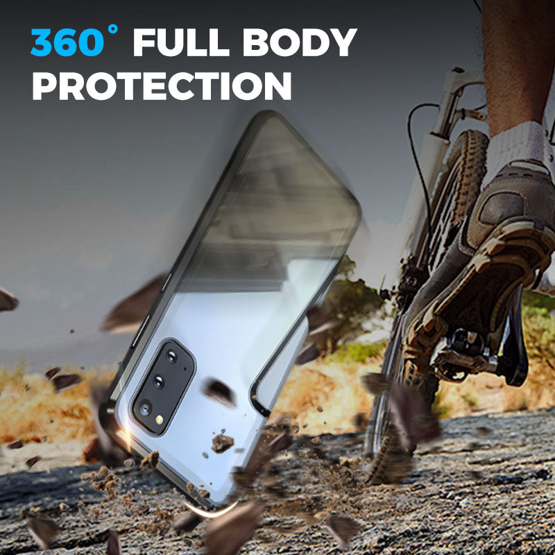 🔥Saldi imperdibili - 50% di sconto🔥Custodia magnetica anti-sbirciatina in vetro temperato bifacciale per telefono Samsung serie S21-25