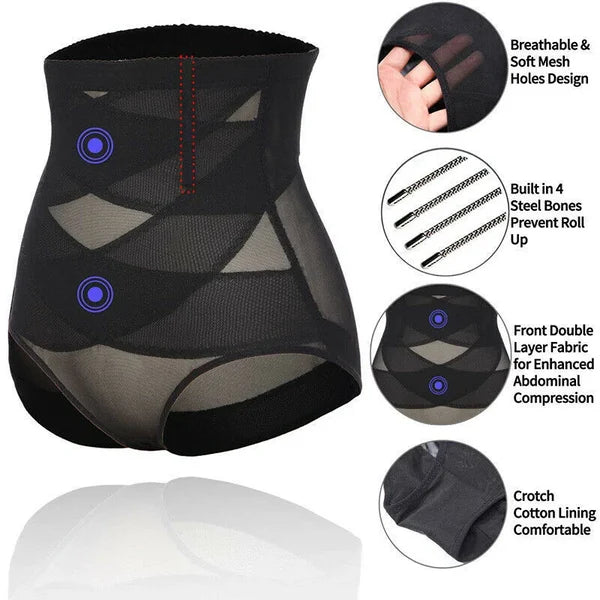 CROSS COMPRESSION ABS SHAPING PANTS