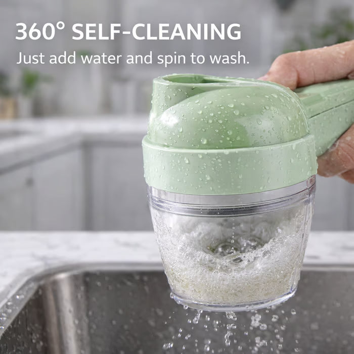4-in-1 Handheld Electric Vegetable Cutter | Slice, Mince & Clean in Seconds!