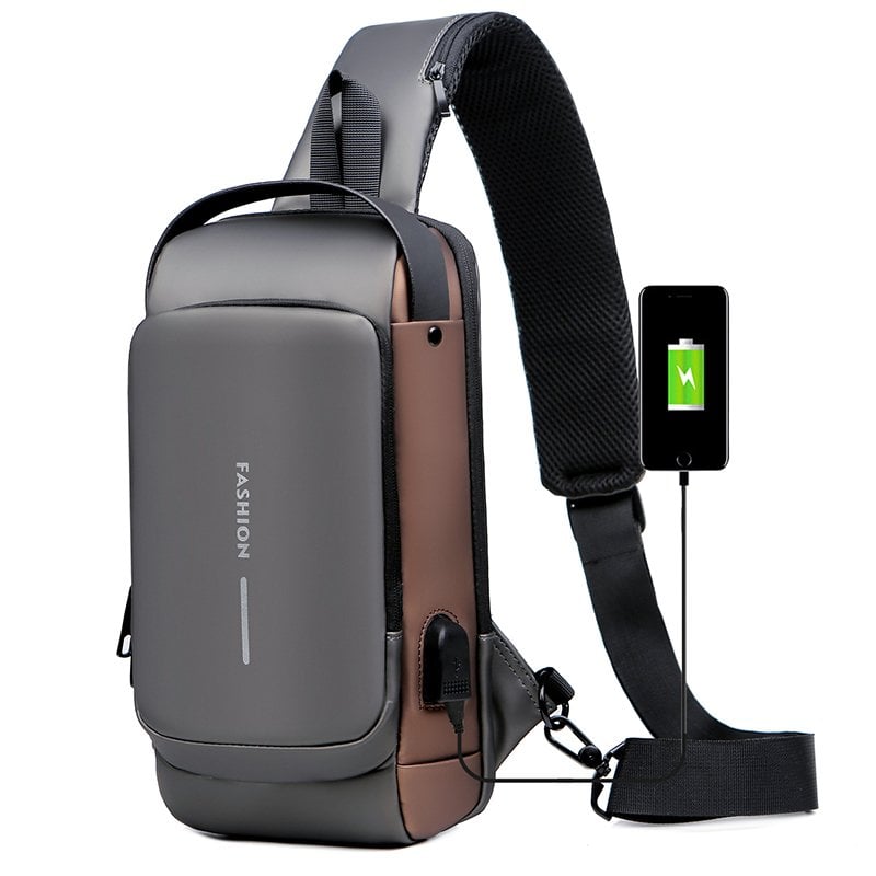 🔥 Hot Sale🔥Anti-Theft Unisex Crossbody Sling Bag – Stylish, Secure & Lightweight!