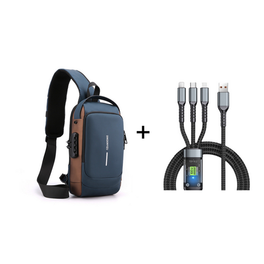 🔥 Hot Sale🔥Anti-Theft Unisex Crossbody Sling Bag – Stylish, Secure & Lightweight!