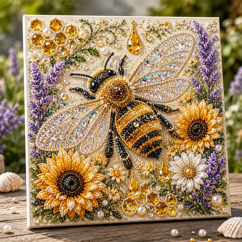 🏆 Highland Cow Pearl Art DIY Kit – Relaxing DIY Craft to Create Stunning Coastal Artwork