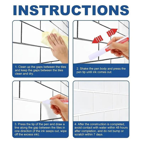 🔥BUY 1 GET 1 FREE🔥Tile Marker Grout Pen✨