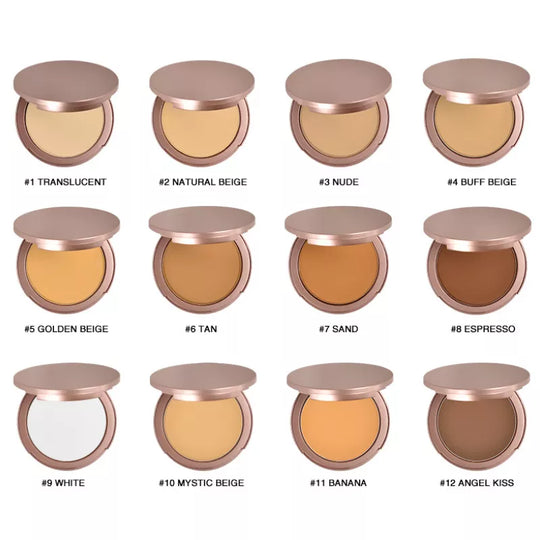 💜LAST DAY -BUY 1 GET 1 FREE💜⚡95K+ SOLD!✨Oil-Control Setting Compact Powder Foundation