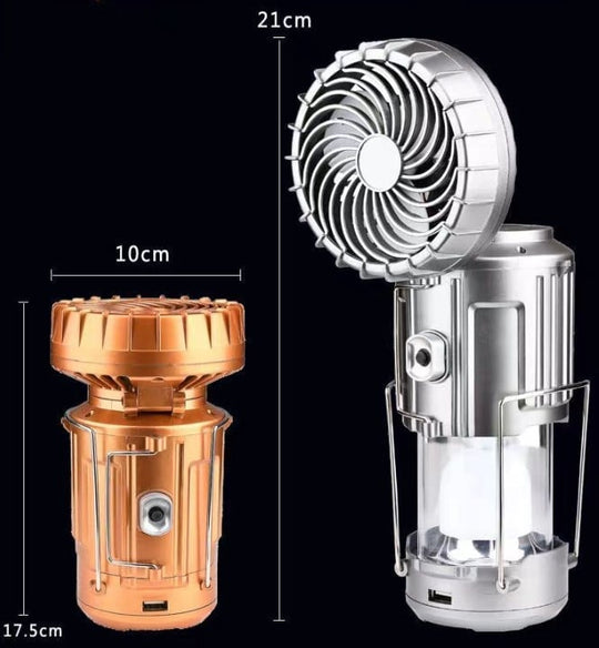 ⛺️🔥Kuum müük 50% soodsamalt💡Kaasaskantav LED-telkimislatern ventilaatoriga 🎵💨