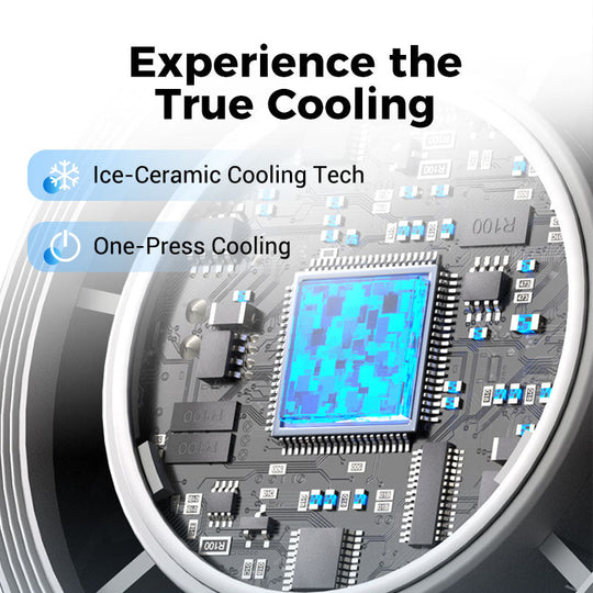 ❄️Viimase päeva pakkumine 50% SOODUSTUST❄️3 ühes mini käeshoitav jahutusventilaator, 199 kiirusega tuuleenergia & Jääjahutuse funktsioon