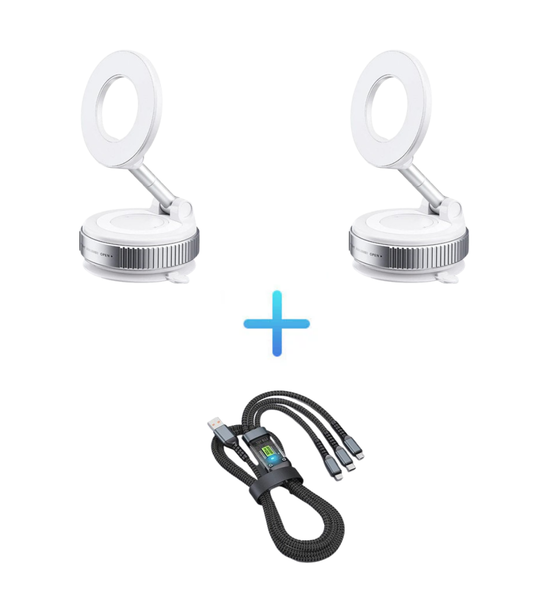 ⏳Limited-time off⏰360° Adjustable Vacuum Magnetic Phone Holder📱🚗