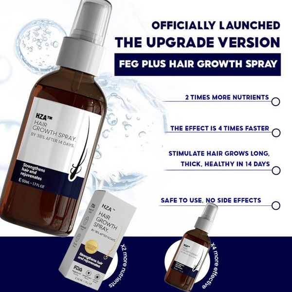 HZA™ Spray natural para el crecimiento del cabello