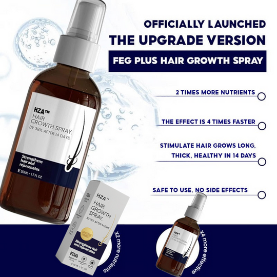 HZA™ Spray natural para el crecimiento del cabello