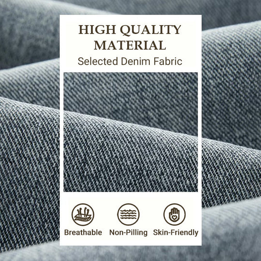 👖Loose Straight, Everyday Versatile🧵 Men's Loose Straight Jeans – Classic Fit | Perfect for Commute, Casual & Weekend Wear, Easy to Style ✨