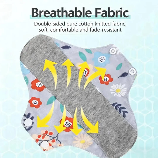 ⭐ 💧 Stay Confident All Day ✨ Reusable Graphene Protection Pad – Leak-Proof, Soft & Washable