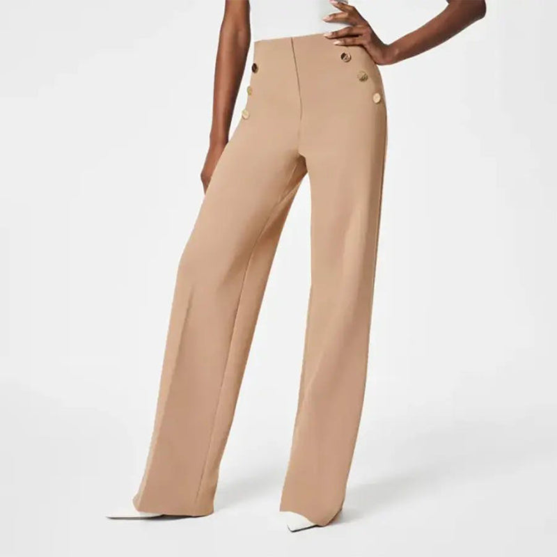 ✨ High-Waist Wide Leg Pants – Figure-Flattering, 3 Adjustable Lengths & Super Stretch 🏃‍♀️