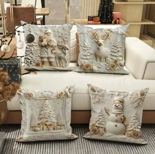 🔥Last Day Promotion 49% OFF🔥 Buy 1 Get 1 Free🎉- Christmas Cushion Covers Set