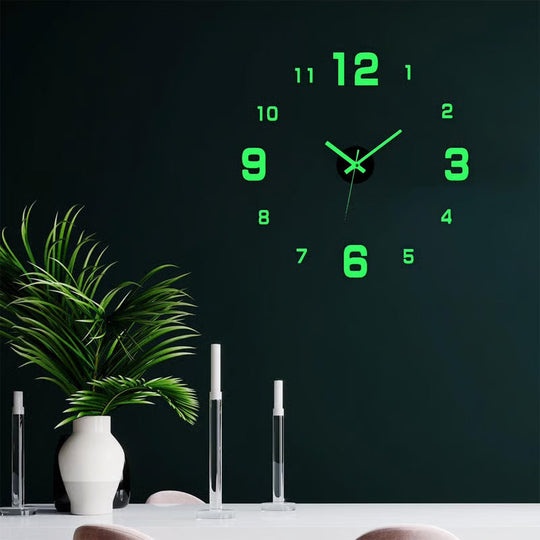🔥🕒Modern 3D Digital Wall Clock – Silent Acrylic Luminous Wall Decor, Night Glow Easy-Read Time Display, Stylish Home Decoration & Gift