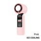 ❄️Last Day Promotion 50%OFF❄️3 in 1 Mini Handheld Cooling Fan, 199 Speed Wind Power & Ice Cooling Function