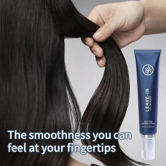 Repairs and improves frizzy, dry, shiny, and non-greasy hair. Miraculous instant split end repair serum.