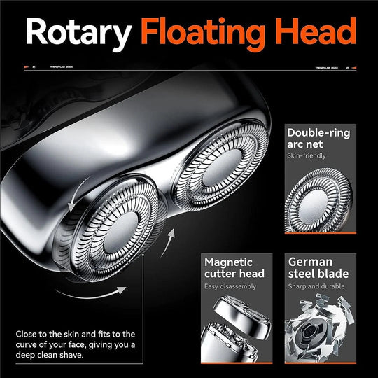 💥OFFERTA SPECIALE 50% DI SCONTO💥Nuovo mini rasoio elettrico a doppia testina 2025