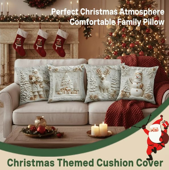 🔥Last Day Promotion 49% OFF🔥 Buy 1 Get 1 Free🎉- Christmas Cushion Covers Set