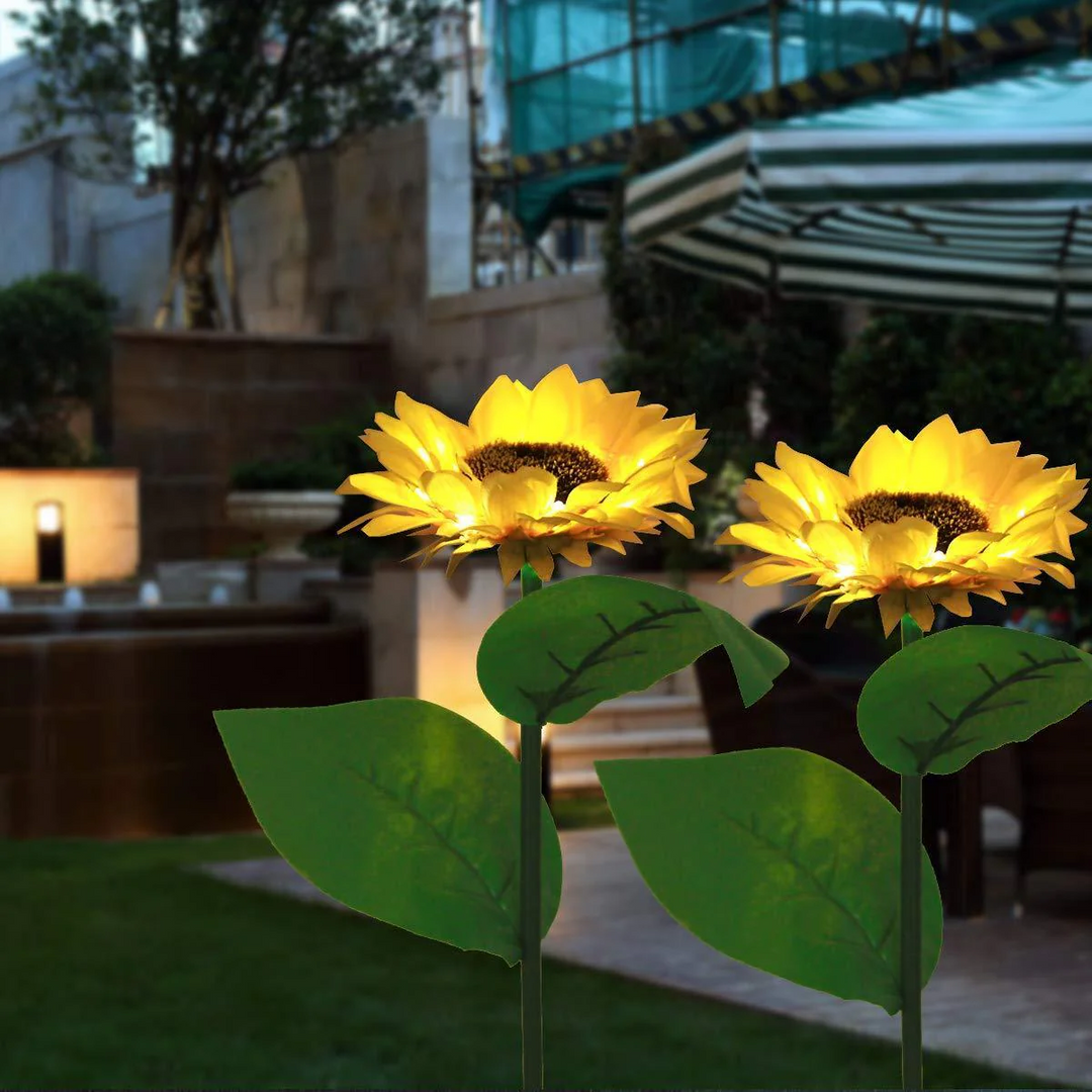 🎅Christmas Sale🌻50K+ SOLD! 🎁✨Sunflower Solar Garden Stake Led Lights