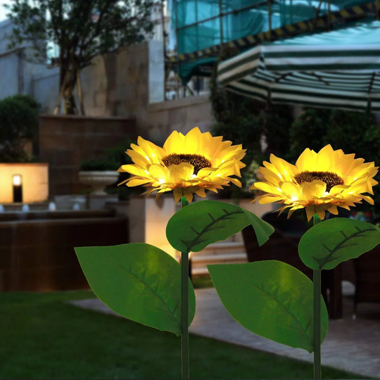 🎅Christmas Sale🌻50K+ SOLD! 🎁✨Sunflower Solar Garden Stake Led Lights