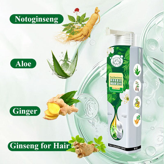 💕Estratto vegetale puro per tintura a bolle per capelli grigi