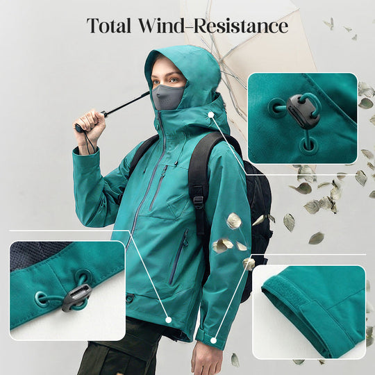 Outdoor Waterproof Sports Hooded Jacket
