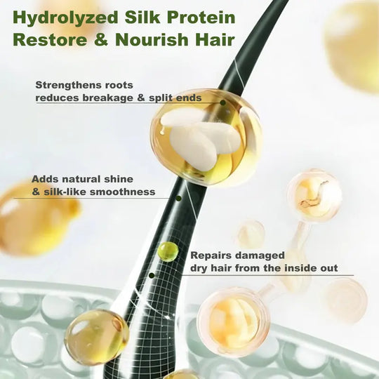 Rafraîchissant et onctueux & Shampoing pour cheveux brillants