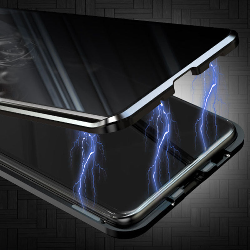 🔥Saldi imperdibili - 50% di sconto🔥Custodia magnetica anti-sbirciatina in vetro temperato bifacciale per telefono Samsung serie S21-25