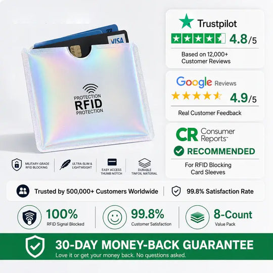 💥5 Sets / Pack💥RFID Blocking Sleeves for Credit Cards