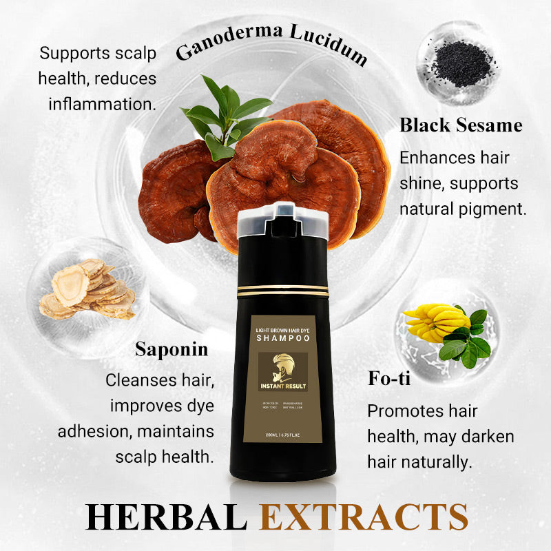 Shampoo colorante per capelli a effetto istantaneo🧔🏻Adatto alla barba🥳