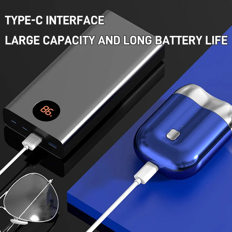 🔥KARSTĀ IZPĀRDOŠANA AR 80% ATLAIDE✨2025. gada jaunā kabatas skuvekļa uzlabojums ar USB mini skuvekļiem