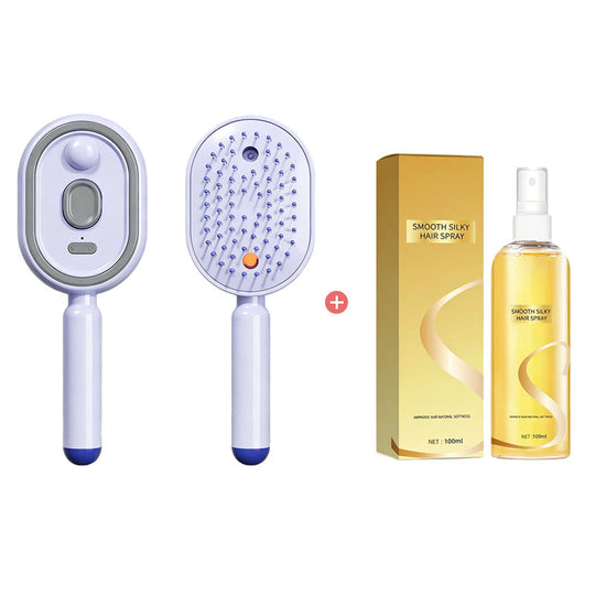 📢📢50% OFF!! ⏰✨Electric hairbrush with spray and massage🔥