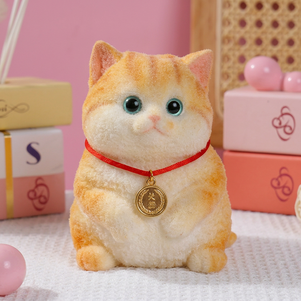 🔥Soft and Cuddly Cat – Stress-Relief Squeezable Toy