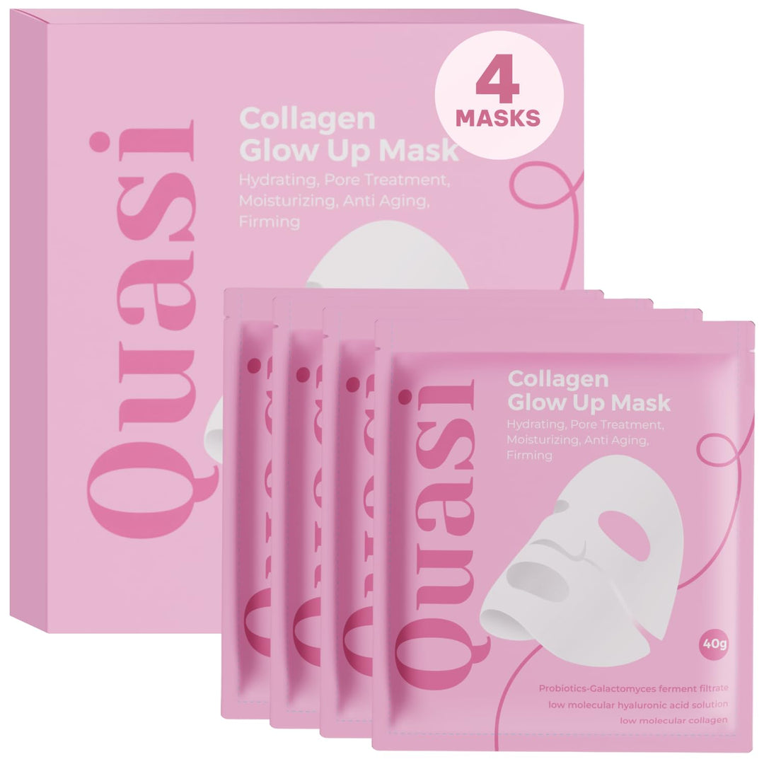 Quasi Bio-Collagen Face 4-Pack - Niacinamide & Collagen Overnight Hydration