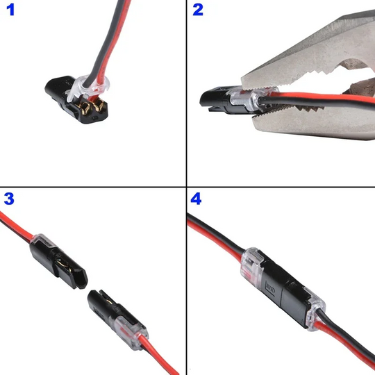 🔥Final Day – Ends Tonight!⏰🏆Double-wire Plug-in Connector With Locking Buckle