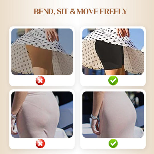 🔥Women's High-Waisted Ice Silk Tummy Control and Butt Lift Underwear