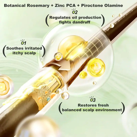 Rafraîchissant et onctueux & Shampoing pour cheveux brillants