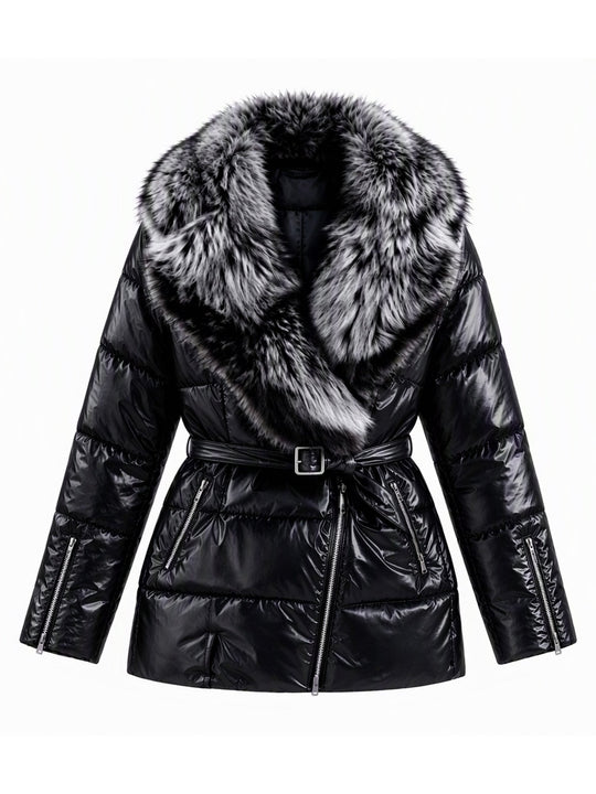 🖤Black Friday Sale:50% OFF🖤❄️Women's Padded Jacket with Faux Fur Collar