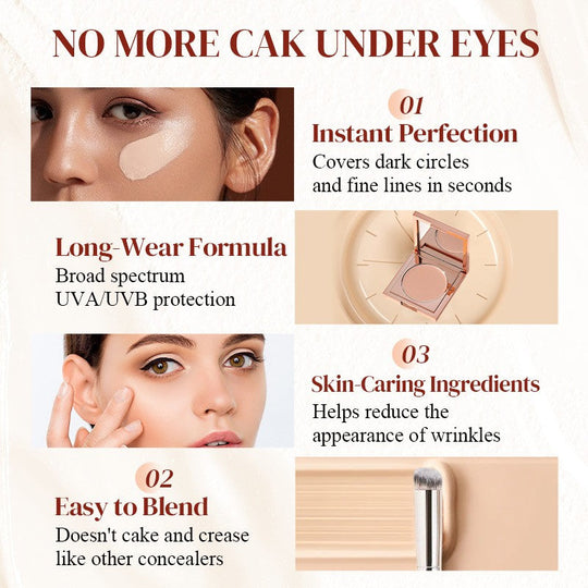 🏆 Last Day💜Buy 1 Get 1 Free✨ Colored Clay Undereye Corrector（Free Concealer Brush）