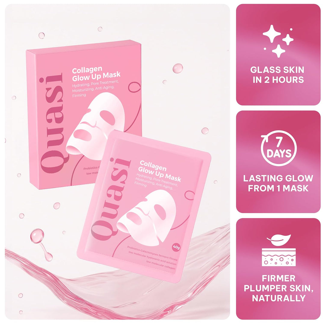 Quasi Bio-Collagen Face 4-Pack - Niacinamide & Collagen Overnight Hydration