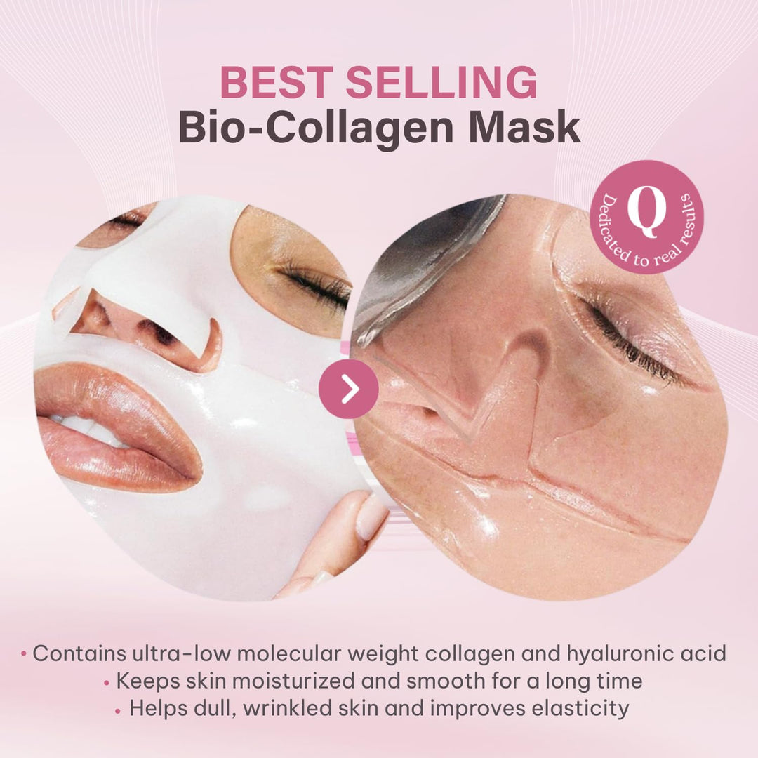 Quasi Bio-Collagen Face 4-Pack - Niacinamide & Collagen Overnight Hydration