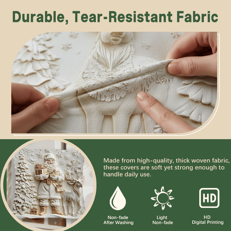 🎁Agrā Ziemassvētku izpārdošana ar 49% atlaidi🎅🎄Ziemassvētku tematikas spilvena pārvalks