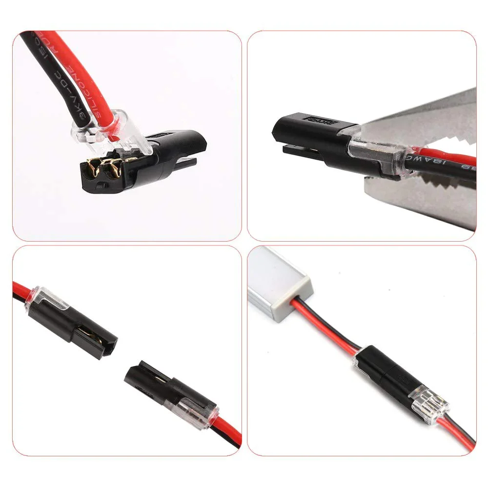 🔥Final Day – Ends Tonight!⏰🏆Double-wire Plug-in Connector With Locking Buckle