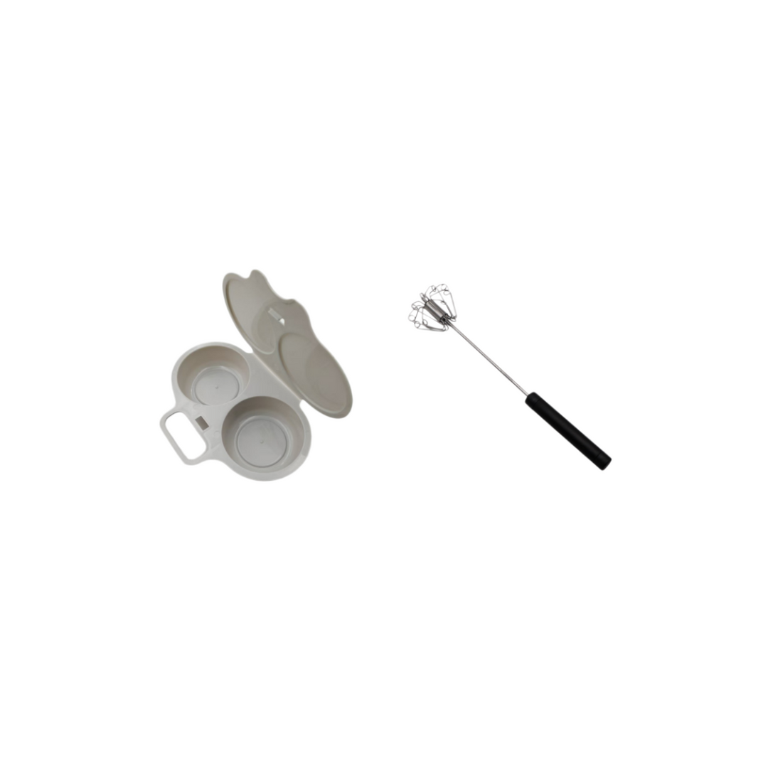 🥳2026 HOT SALE🥳💞95K+ SOLD! 🥗🎁Microwave Egg Poacher – Dual‑cavity, non‑stick & easy clean. Healthier than frying – stock up & save! 🏠✅